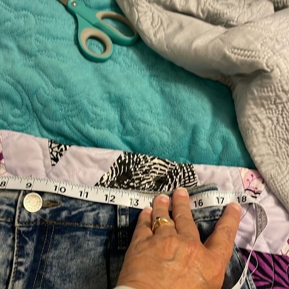 Refuge Baggy OVERSIZED‎ 12” wide leg Cargo women’s L pocket Jeans heavy wash NWT - Picture 2 of 16